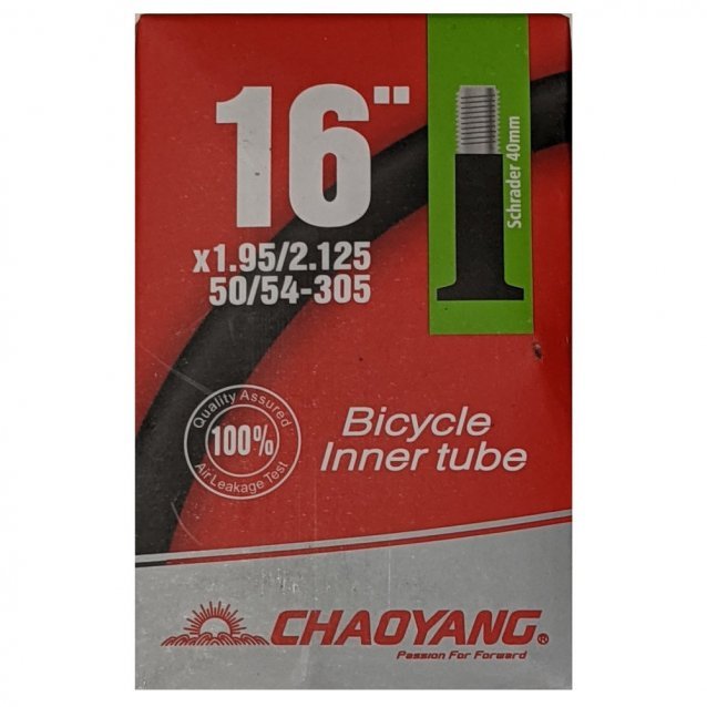 Гума вътрешна 16х1,5-2,125(37/54-305) AV CHAOYANG