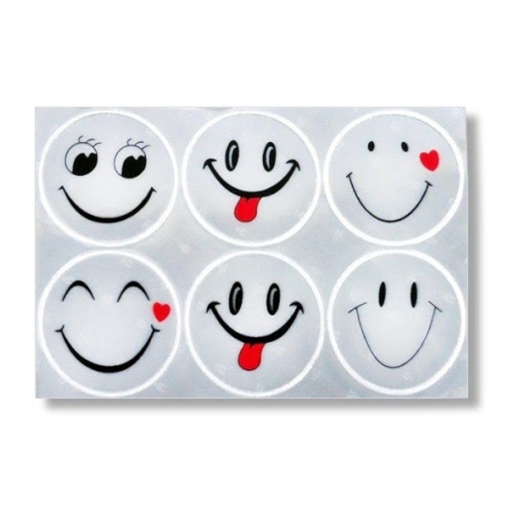 Светлоотразителни стикери Longus SMILEY