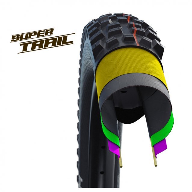 Гума външна 27,5х2,40(62-584) Schwalbe BIG BETTY Evo, SuperTrail,TLE, Addix Soft сгъваема